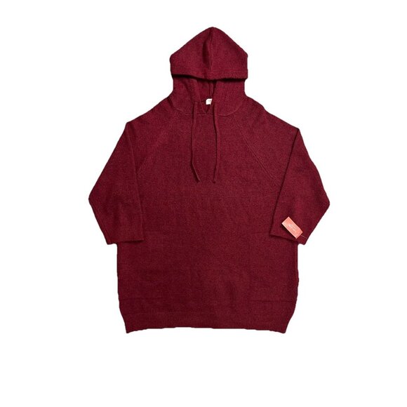 State of Day Women's Indulge & Rest Loungewear Tunic Hoodie - Maraschino M - Picture 5 of 9